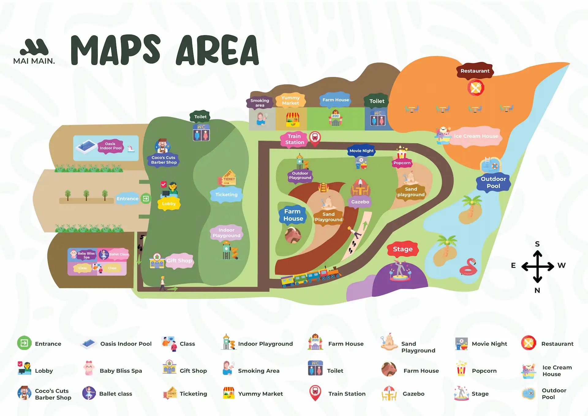 Map Mai Main Playground Canggu